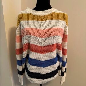 Colorful Striped Women's Sweater size small